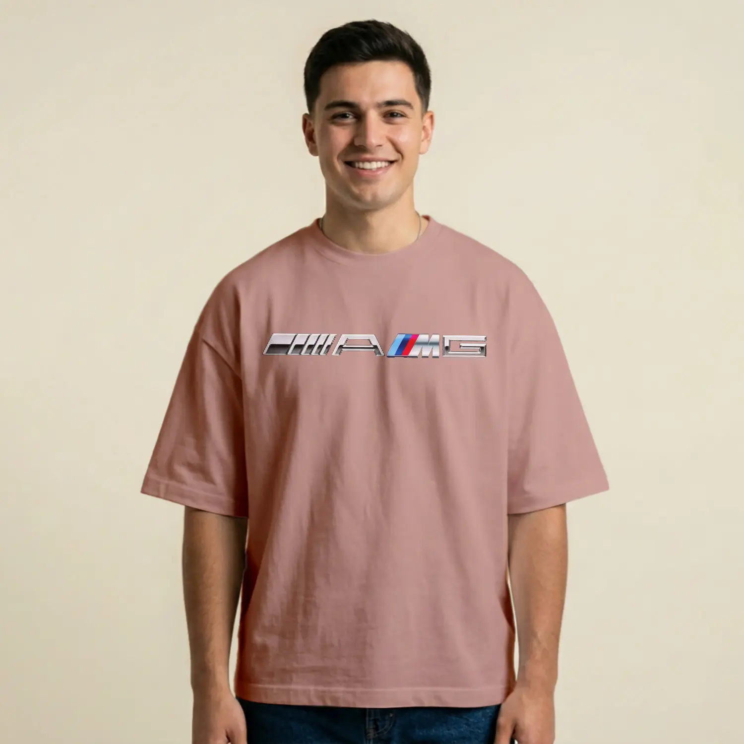 Hız Ve Güç Temalı Tasarım Baskılı Erkek Tişört