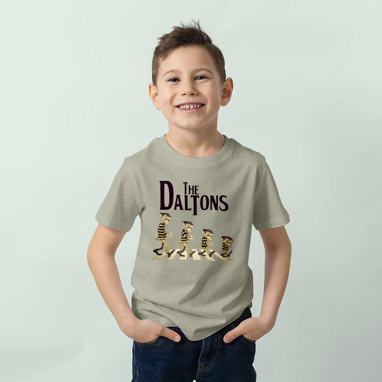 Komik Cizgi Mahkumlar Baskılı Erkek Çocuk Tişörtü